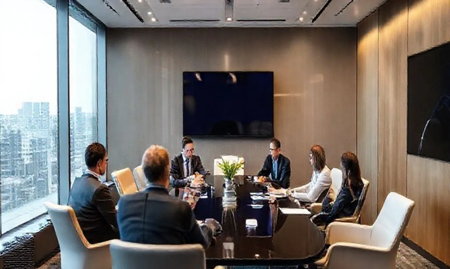 Strategic transaction consultation room